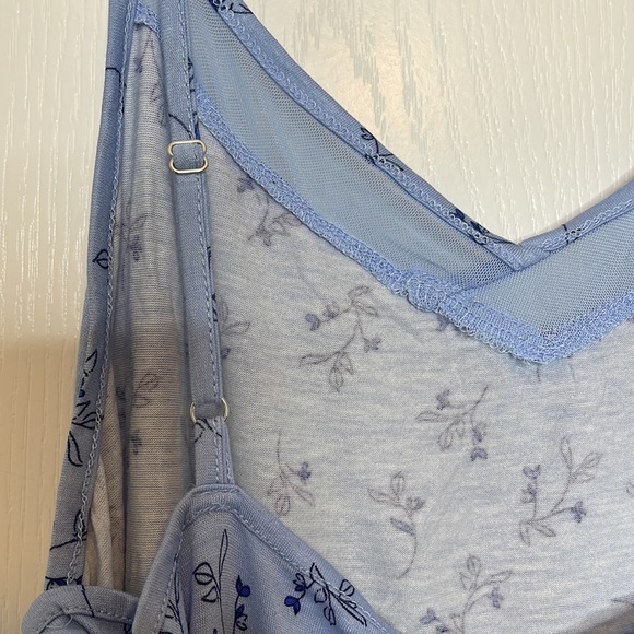 Jockey Cooling Comfort Cami Sleepshirt Gown Faint Floral XL - Picture 10 of 13